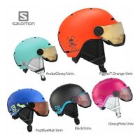 SALOMON 살로몬 GROM VISOR SKI HELMET 주니어 바이저 헬멧