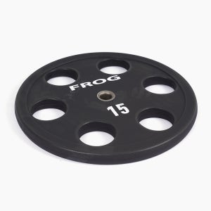 경량 6홀 폴리원판 바벨 홀지름 30mm 15kg
