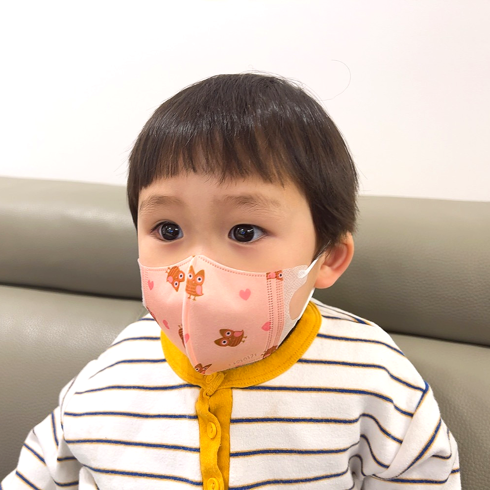 <b>나와아기</b> 유아용 마스크 5매입 새부리형 두돌 돌 초소형 엄마가찾는3D 아기와나