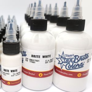 스타브라이트 화이트 120ml 타투잉크색소 (프로타투용품 문신용품재료)