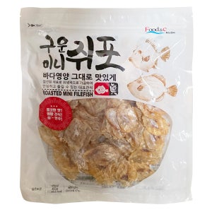 푸드엔씨 구운 미니 쥐포 400g/쥐포/구운쥐포/동전쥐포/꼬마쥐포/건어물쥐포