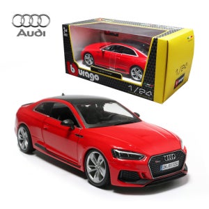 브라고 1:24 아우디 RS 5 쿠페 레드 다이캐스트 자동차피규어 키덜트 미니카