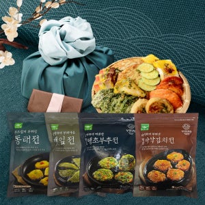 사옹원 냉동모듬전 명절선물세트 3호 (동태전+깻잎전+아삭김치전+땡초부추전)