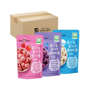맛있는풍경 유기농 요거트볼 20봉 대용량상품 키즈스낵 건강간식 무첨가제 과일분말사용