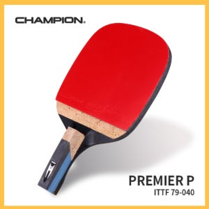 참피온 탁구라켓, 펜홀더 프리미엄 P + 가방,공 제공