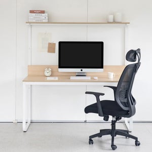 머스크 스틸 입식 선반 1500 책상 학생 수납 멀티 공부 일자다리