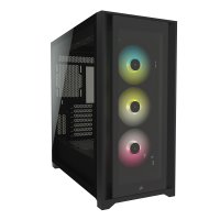 CORSAIR iCUE 5000X RGB BLACK 미들 타워 케이스