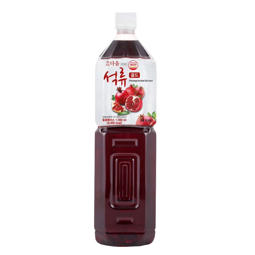 참다음 <b>석류 농축액</b> 엑기스 청 음료베이스 1.5L