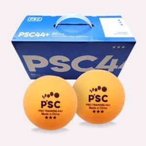 PSC 라지볼 3성 오렌지색 60개 / ABS 44+ 실버 연습구