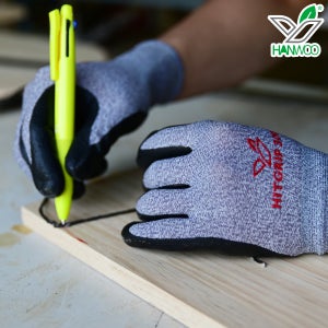 한우 히트그립300 NBR코팅 작업장갑 고신축 밀착감