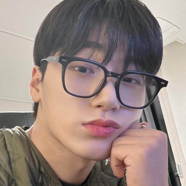 젠틀몬스터 쿠보 모음 블랙 투명 뿔테안경 블루라이트차단 패션 데일리 남자 여자 에이티즈 최산 안경
