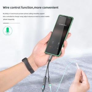 32bit/384khz 2 In 1 Usb Type C To 3.5MM Jack Adapter Hifi DA