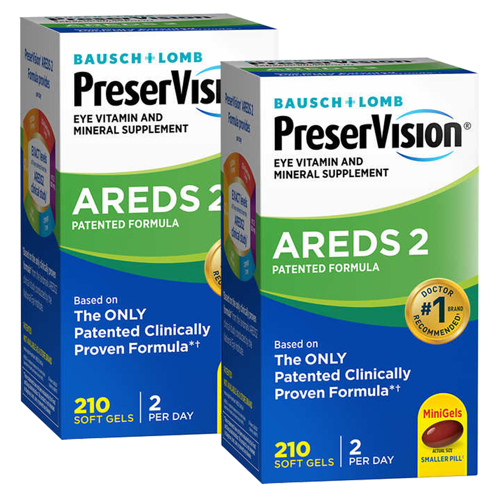 바슈롬 프리저비전 아이비타민&amp;미네랄 아레즈2 포뮬라 210정 X 2 (총2개)