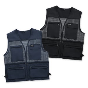 남성 여름망사조끼 아이스조끼 등산용 주머니많은 쿨 배달 빅사이즈