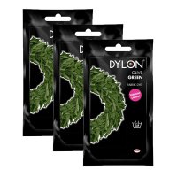 영국발송 다이론 옷 의류 염색약 올리브 그린 50g 3개 DYLON Hand Fabric Dye Sachet Olive Green