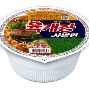 육개장 사발면 86g 24개 새참 컵라면