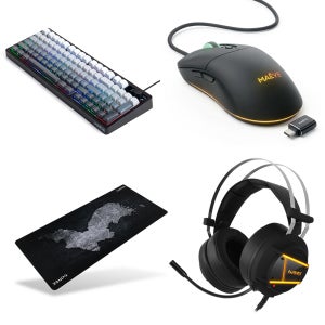 녹스 게이밍 NX-3plus 선물세트 키보드 헤드셋 장패드 마우스