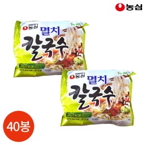 농심 멸치 칼국수 98g x 40봉