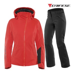 다이네즈 스키복 HP CRYSTAL S HP S W Red Black