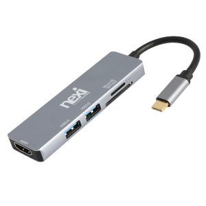 넥시 USB Type-C 멀티허브 카드리더기 NX-U31M5