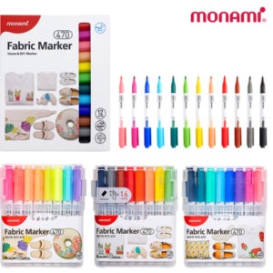 모나미 패브릭마카 470 ( 8색 12색 16색 세트 )