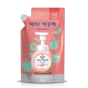 아이깨끗해 복숭아향 핸드솝 리필 200ml