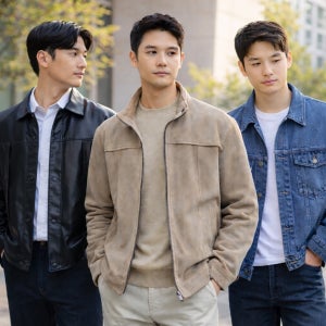 STCO 남자 봄 자켓 가죽 스웨이드 데님 청 트러커 블루종 점퍼 데일리 출근 데이트