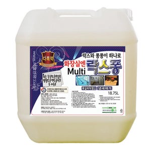 락스와 퐁퐁이 하나로 멀티락스퐁 18.75L 바닥 살균 소독 표백 주방 화장실 다용도 액체세제
