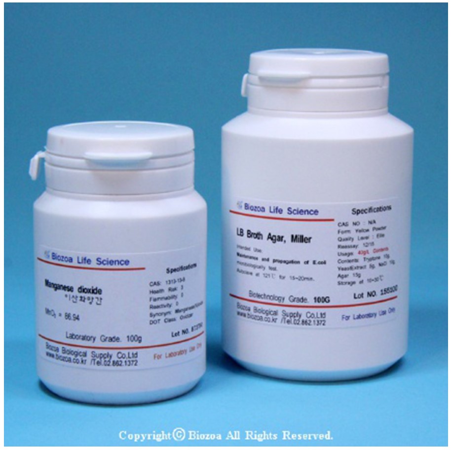 이산화망간 100g <b>Manganese</b> dioxide