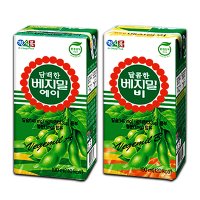 [중앙몰] 정식품 담백한 베지밀 A 달콤한 베지밀 B 190ml 각16팩 32팩세트