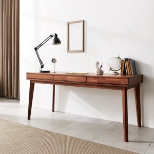 모노 아카시아 원목 서랍 책상