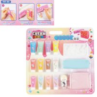 크림DIY데코세트 Cream DIY Decot Set 글리터크림데코텐 깍지 토핑아트 파우치용 하루자연건조 코스트코