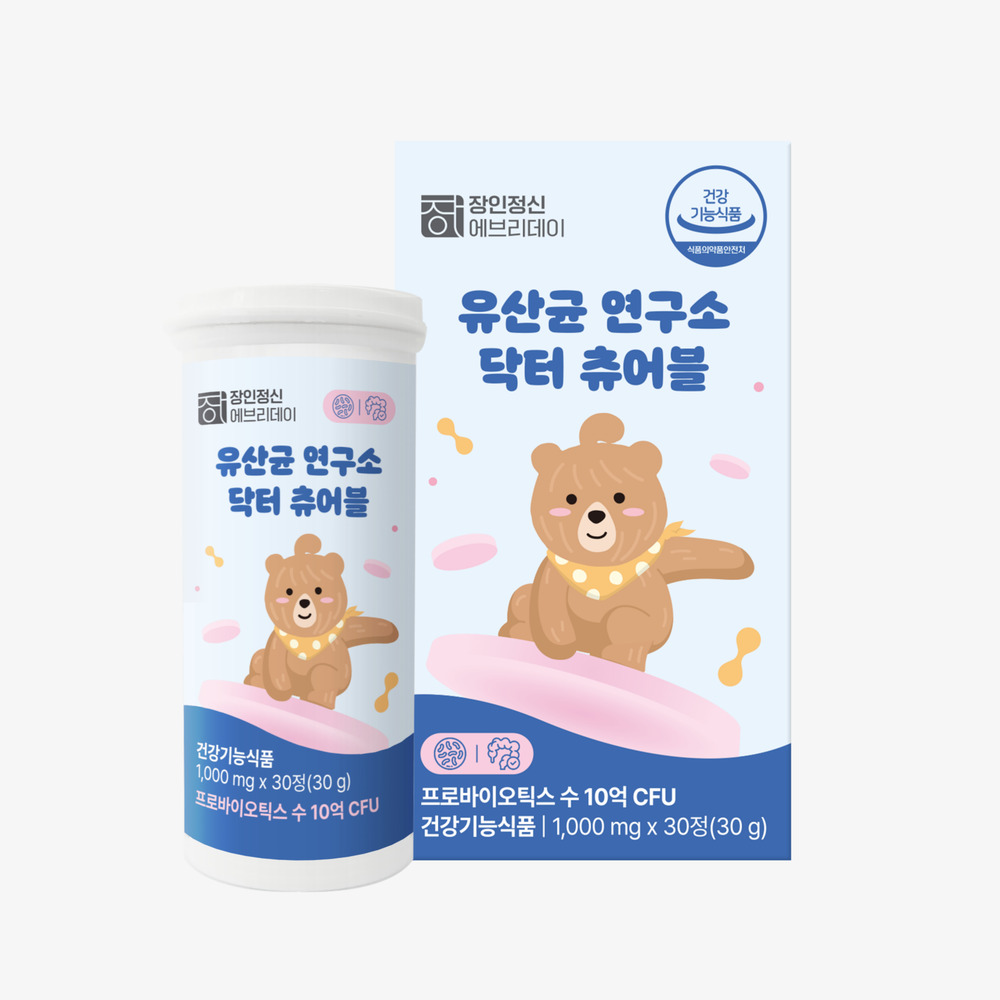 어린이 유산균 츄어블 프리미엄 7종 장건강 프로바이오틱스 닥터츄어블 30정, 1개