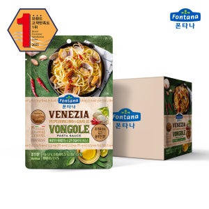 폰타나 페페론치노&갈릭 봉골레 싱글 파우치 파스타소스 100g 15봉