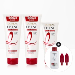토탈리페어5 대용량 트리트먼트 헤어팩 400ml 2개 + 170ml + 본드리페어 프리트리트먼트 100ml + 버건디 헤어핀