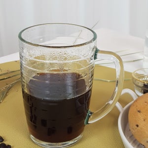 강화유리컵 머그랑 (417)460ml 커피잔 손잡이유리머그 편리한잔 물잔 카페