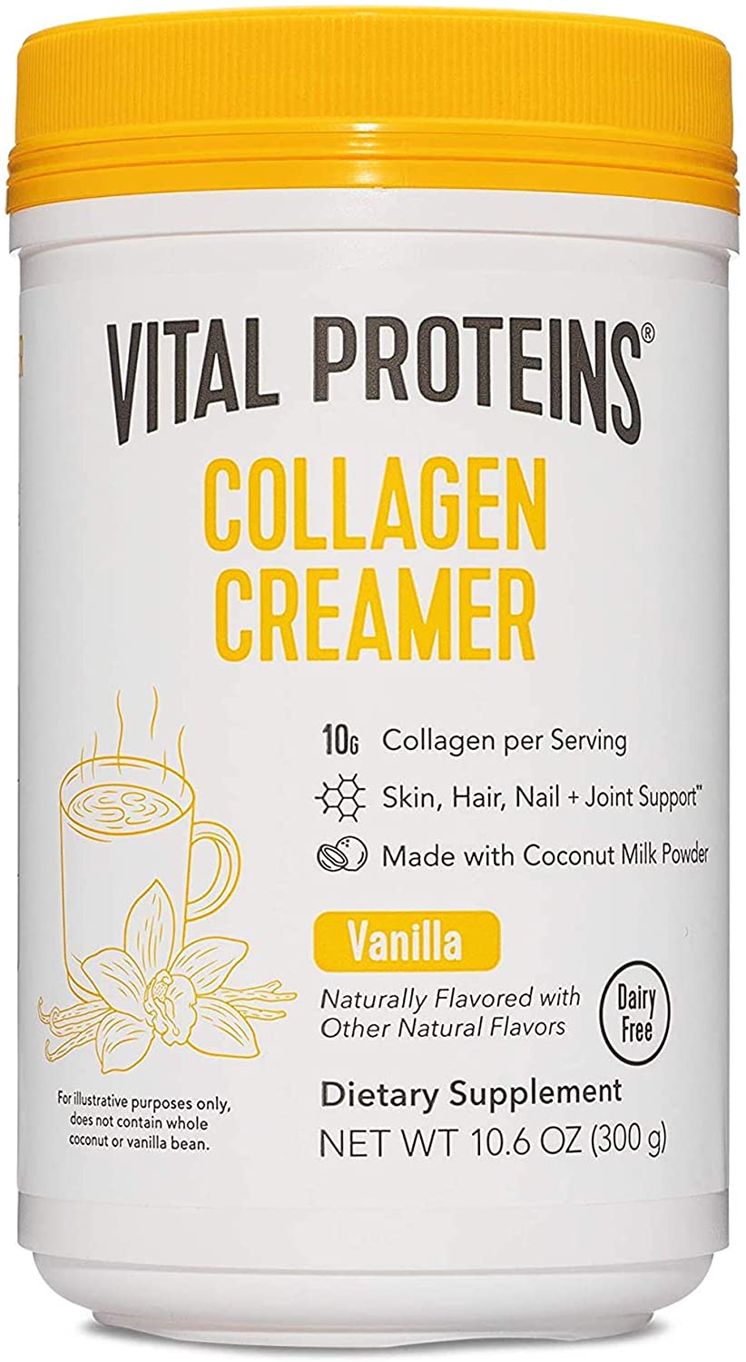 Vital Proteins <b>콜라겐</b> 펩타이드 크리머 바닐라 300g No Dairy &amp; Low Sugar 무료배송 아마존 베스트셀러