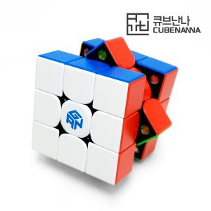 큐브난나 3x3 GAN 356 M, ME, maglev / 선수용 스피드 자석 큐브 루빅스 퍼즐