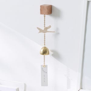 한소품 소원지 문종 현관 풍경 종 현관문종 도어벨 집들이 개업 선물