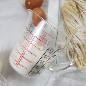 내열유리 계량컵 500ml 가벼운 비커컵 홈베이킹