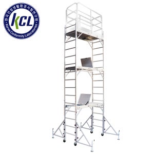 WPS-AL 알미늄 안전 3단 이동식 작업대 강화형 풀세트