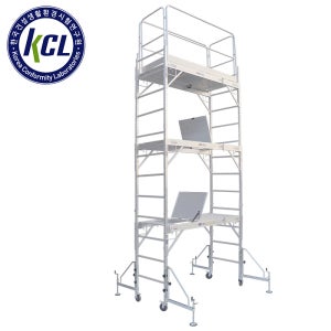 WPS-AL 알미늄 안전 3단 작업대 일반형 풀세트/말비계