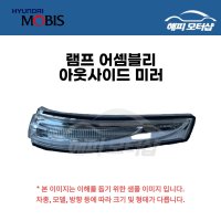 램프 어셈블리 - 아웃사이드 미러 좌측 맥스크루즈, 싼타페DM 87613B8000 / 87613 B8000