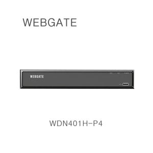 웹게이트 CCTV 녹화기 WDN401H-P4 4채널 4메가 4POE DVR IP녹화기 하드포함