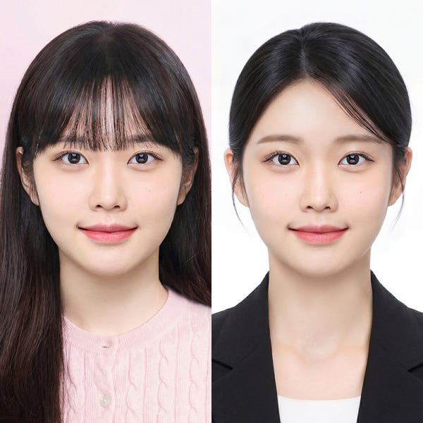 셀프 여권사진 증명사진 인화 이력서 취업사진 옷 헤어 합성 보정 출력 운전면허 규격 인쇄