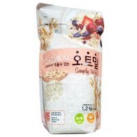 건강하고 간편한 한끼 오트밀 1.2kg 아침간편식 영양만점 든든한 한끼