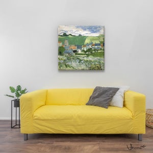 원화사이즈 명화액자 반고흐 오베르의 전경