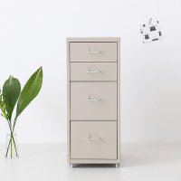 이동식 철제 서랍장 서류정리 물품 정리 바퀴달린 서랍장