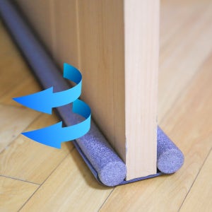 방문틈막이 [외풍차단 문틈막이 발끼임 방지 커버 틈 틈새 방품 바람 막이 소음 빛 차단]