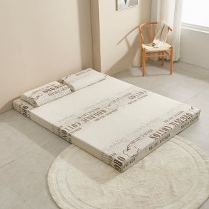 110T 통몰드 일반형 매트리스 SS 접이식 토퍼 수면매트